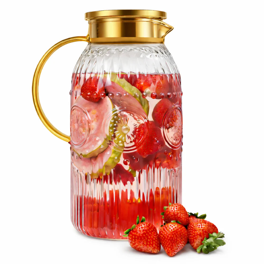 Alerra   Sunstone   68   Oz   Vintage   Glass   Pitcher