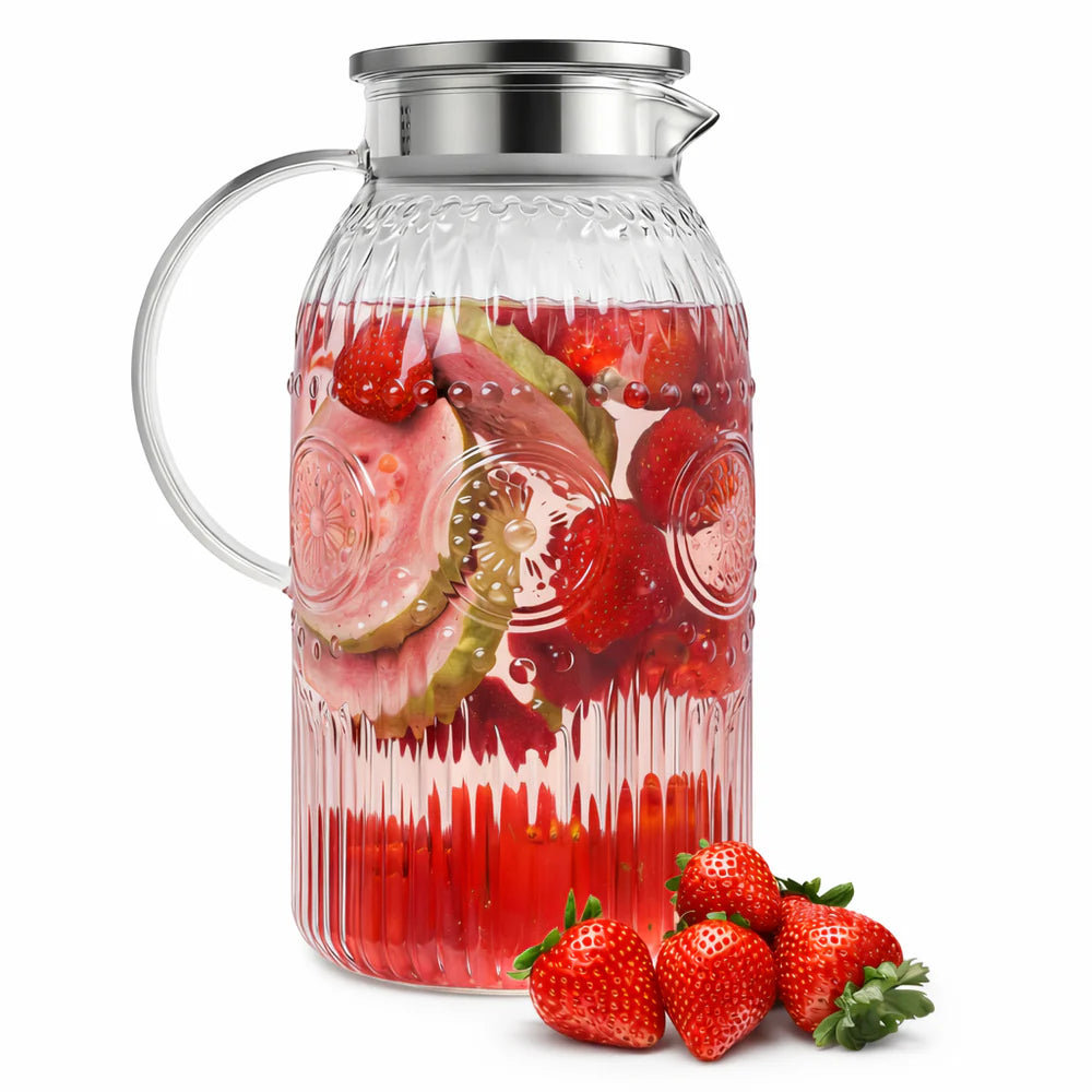 Alerra   Sunstone   68   Oz   Vintage   Glass   Pitcher