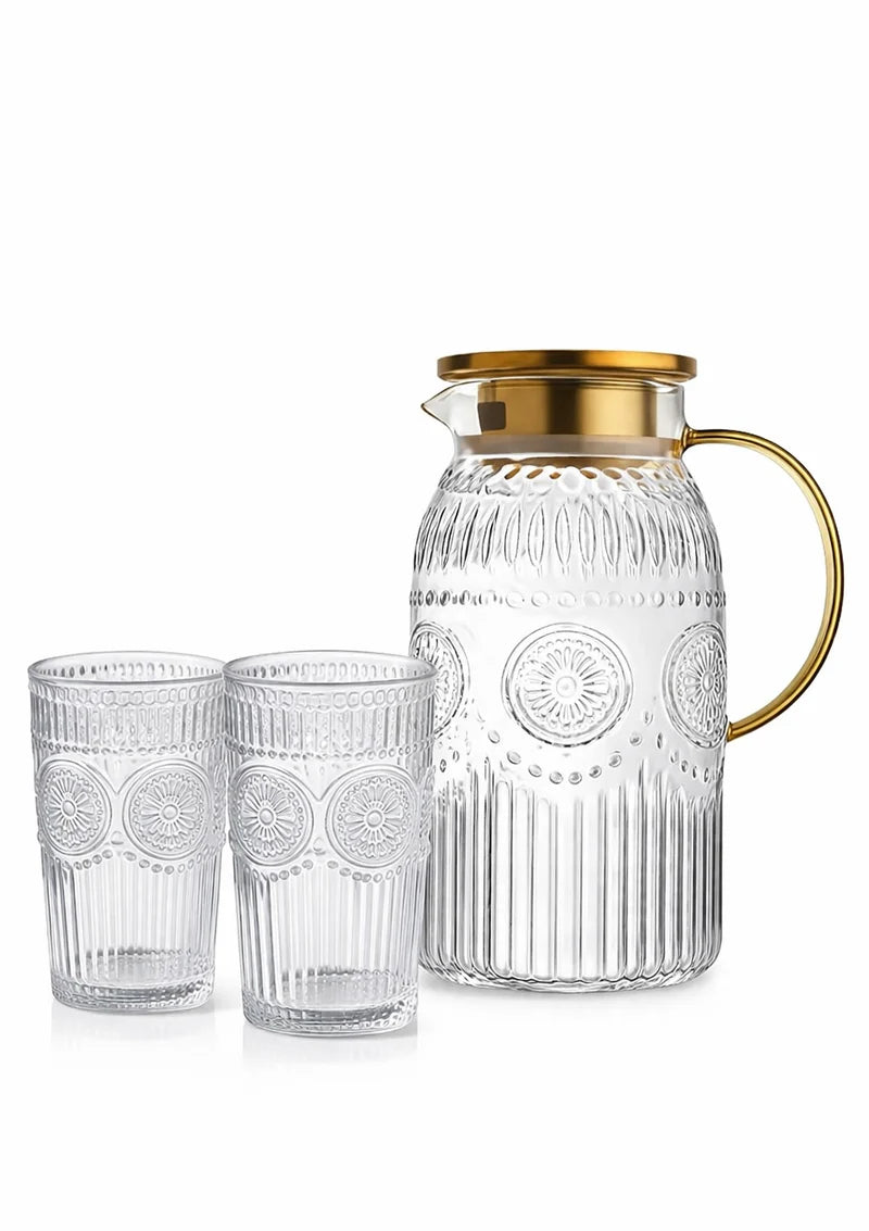 Alerra   Sunstone   13   Oz   Vintage   Glassware   Set   (Set   of   2)
