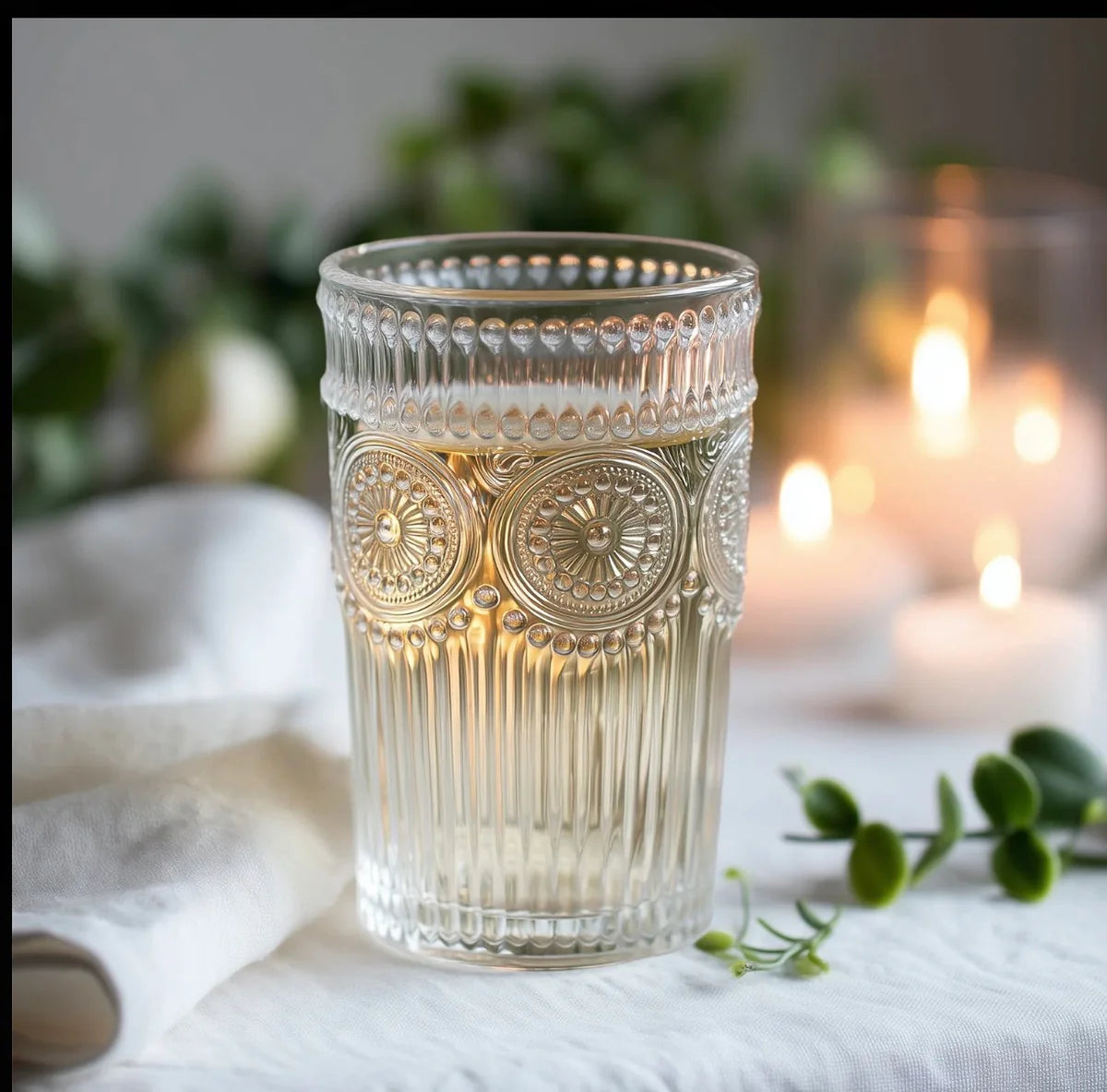 Alerra   Sunstone   13   Oz   Vintage   Glassware   Set   (Set   of   2)